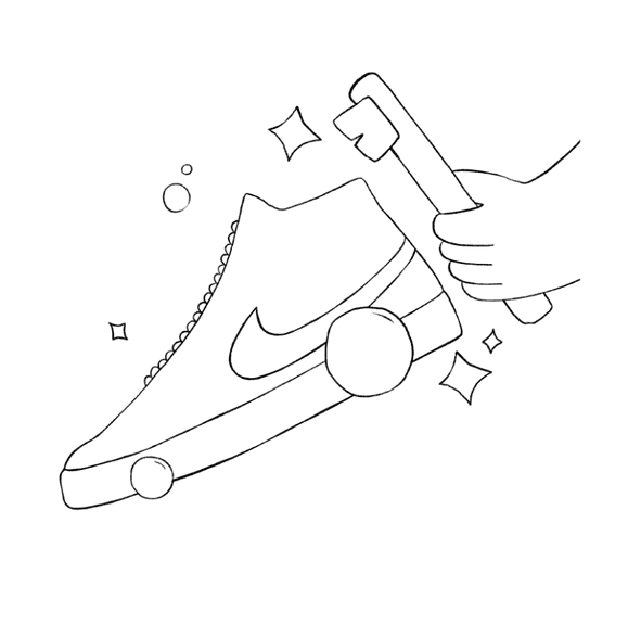 Récupération sneakers d'occasion
